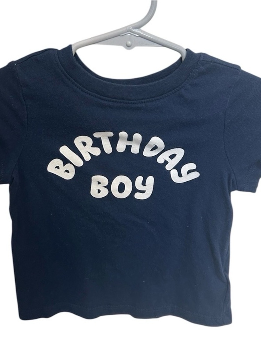 Old Navy Navy Short-Sleeve "Birthday Boy" Tee
